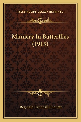 Mimicry In Butterflies (1915)
