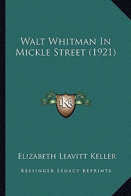 Walt Whitman In Mickle Street (1921)