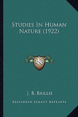 Studies In Human Nature (1922)
