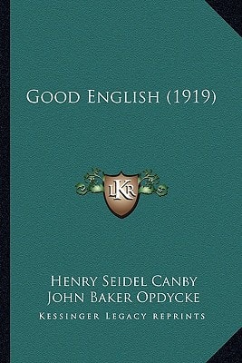 Good English (1919)