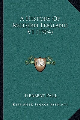 A History Of Modern England V1 (1904)