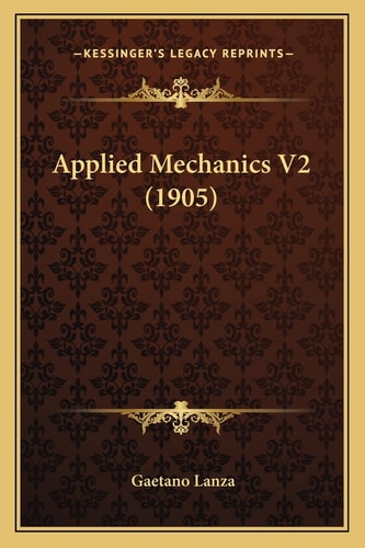 Applied Mechanics V2 (1905)