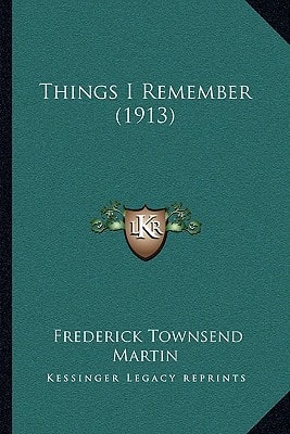 Things I Remember (1913)