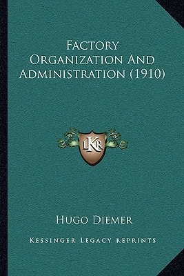 Factory Organization And Administration (1910)