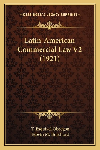 Latin-American Commercial Law V2 (1921)
