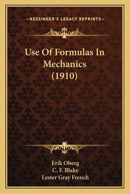 Use of Formulas in Mechanics (1910)