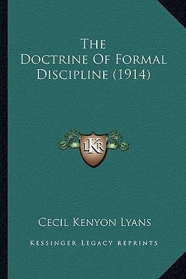 The Doctrine Of Formal Discipline (1914)