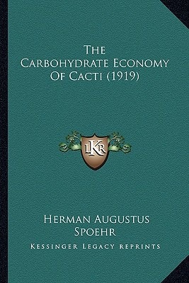 The Carbohydrate Economy Of Cacti (1919)