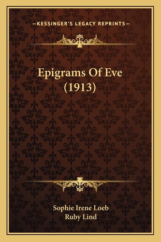 Epigrams Of Eve (1913)