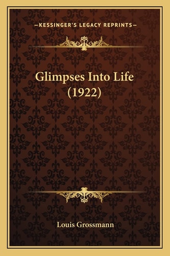 Glimpses Into Life (1922)