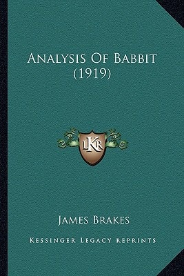 Analysis Of Babbit (1919)