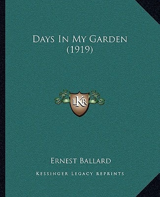 Days In My Garden (1919)