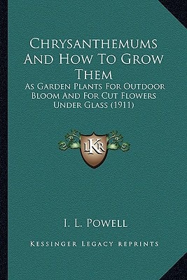Chrysanthemums And How To Grow Them: As Garden Plants For Outdoor Bloom And For Cut Flowers Under Glass (1911)