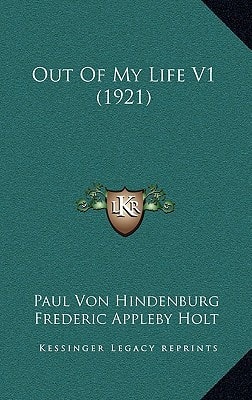 Out Of My Life V1 (1921)