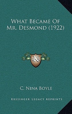 What Became Of Mr. Desmond (1922)