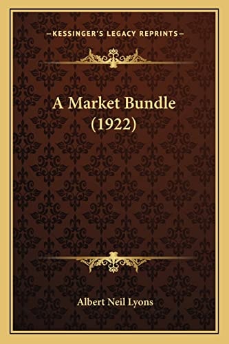 A Market Bundle (1922)