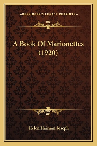 A Book Of Marionettes (1920)