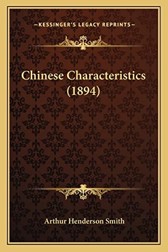Chinese Characteristics (1894)
