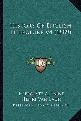 History Of English Literature V4 (1889)