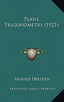 Plane Trigonometry (1921)