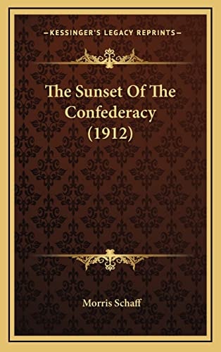 The Sunset Of The Confederacy (1912)