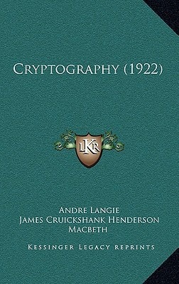 Cryptography (1922)