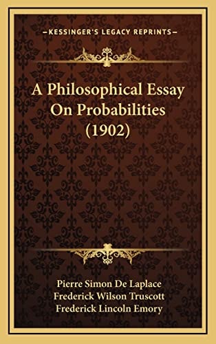 A Philosophical Essay On Probabilities (1902)
