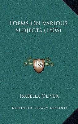 Poems On Various Subjects (1805)