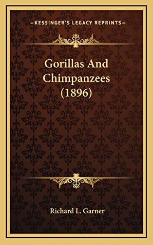 Gorillas And Chimpanzees (1896)