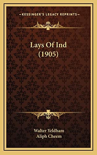 Lays Of Ind (1905)