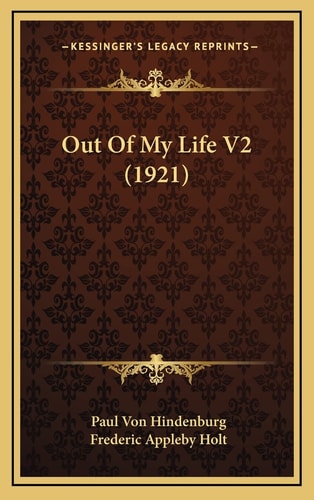 Out Of My Life V2 (1921)