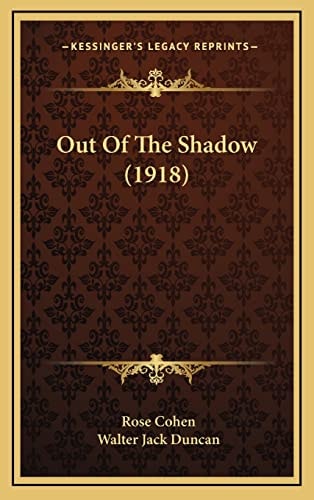 Out Of The Shadow (1918)