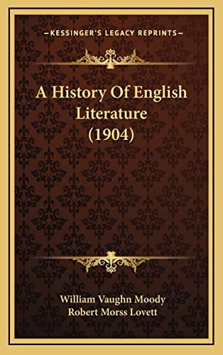 A History Of English Literature (1904)