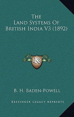 The Land Systems Of British India V3 (1892)