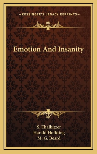Emotion And Insanity