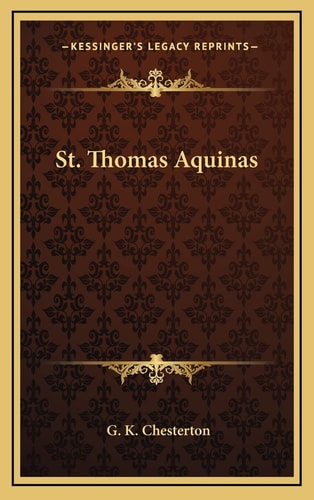St. Thomas Aquinas