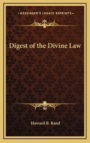 Digest of the Divine Law