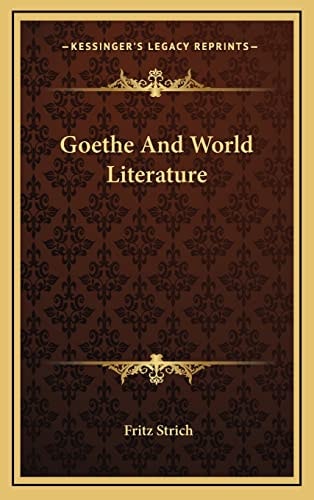 Goethe And World Literature