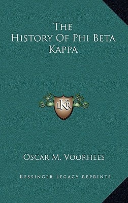 The History Of Phi Beta Kappa