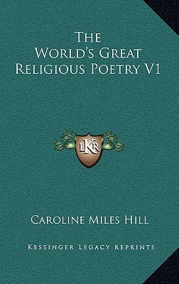 The World's Great Religious Poetry V1