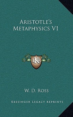 Aristotle's Metaphysics V1