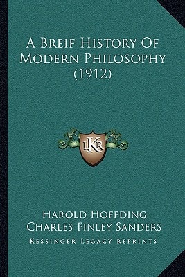 A Breif History Of Modern Philosophy (1912)