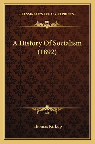 A History Of Socialism (1892)