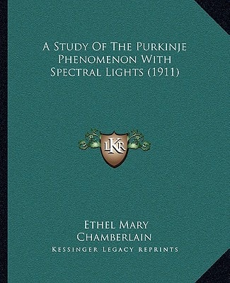 A Study Of The Purkinje Phenomenon With Spectral Lights (1911)