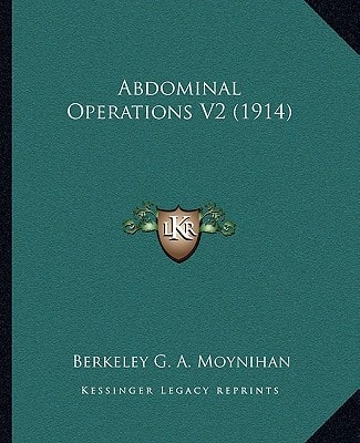 Abdominal Operations V2 (1914)