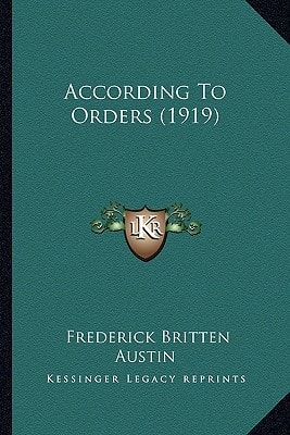 According To Orders (1919)