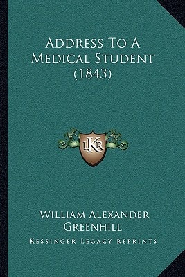 Address To A Medical Student (1843)