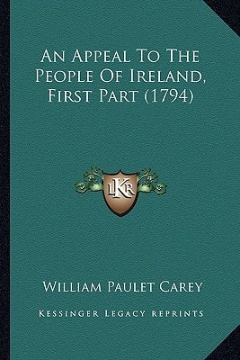 An Appeal To The People Of Ireland, First Part (1794)