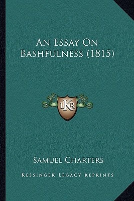 An Essay On Bashfulness (1815)