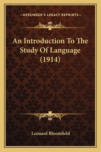An Introduction To The Study Of Language (1914)